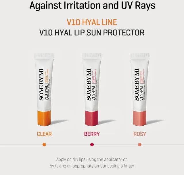 the lip sun protector Lip Sun Protector in Clear, Berry and Rosy